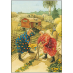 Postkarte - Spaziergang auf dem Land - Inge Löök